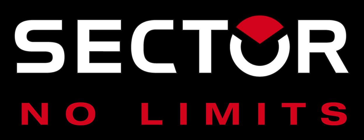 K640 SECTOR - LOGO Schrift weiss