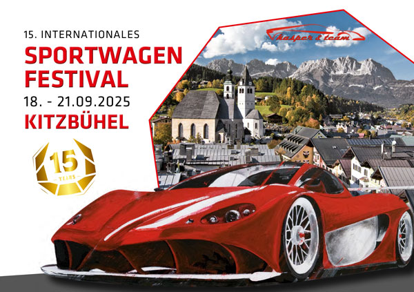 Einladung 15. Sportwagenfestival Kitzbuehel